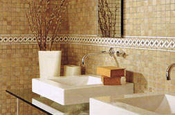 Beautifully tiled bathroom