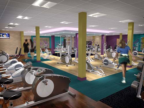 Llantrsant leisure centre gym recently decorated