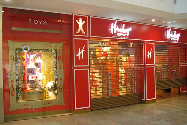 hamleys store cardiff decorated exterior