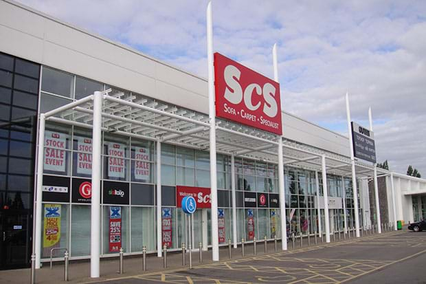 scs store cardiff painted exterior